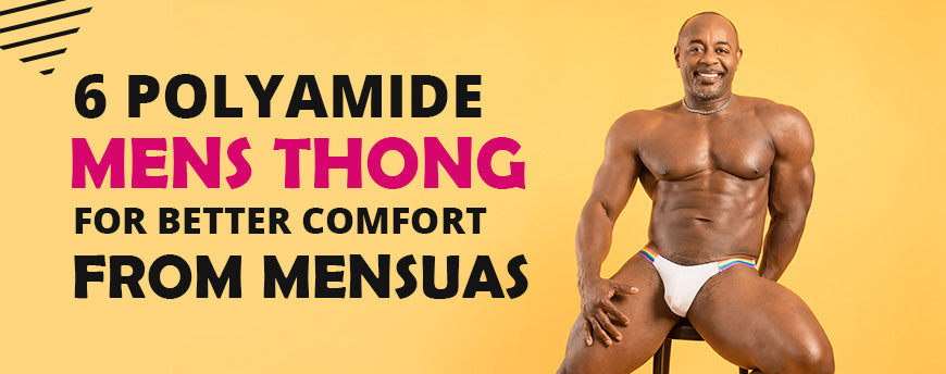 6 Polyamide mens thong for better comfort from Mensuas