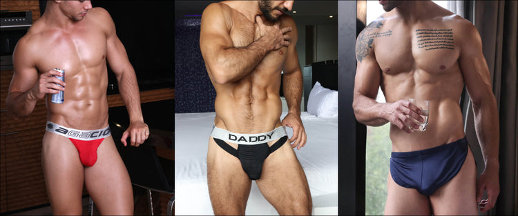 Mens erotic underwear banner