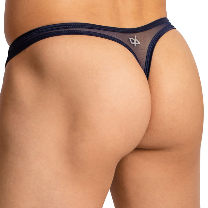 Daniel Alexander DAK076 Thong with animal print and transparency Stylish Men's Underwear Selection