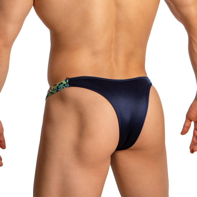 Daniel Alexander DAK077 Tight-fitting Thong with contrast of fabrics and colors Irresistible Sexy Underwear