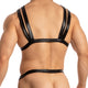 Miami Jock MJV036 Shiny Harness Singlet Bodysuit